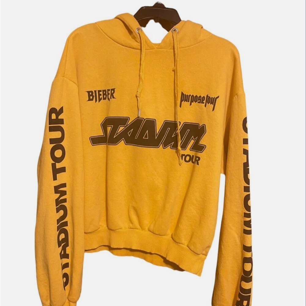 Justin Bieber Stadium Tour Cropped Hoodie